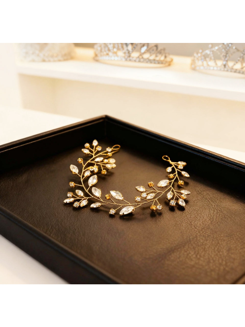 Grinalda de Noiva Arranjo Jasmin Bride Boutique