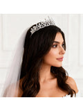 Coroa de Noiva Tiara Perola Alicia Bride Boutique