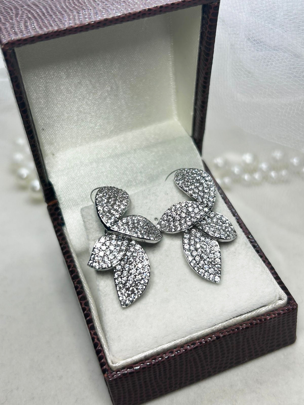 Brinco de Noiva e Festa Flor de Zircônia Bride Boutique