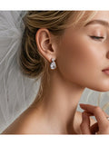 Brinco de Noiva e Festa Gota de Cristal Penelope Bride Boutique