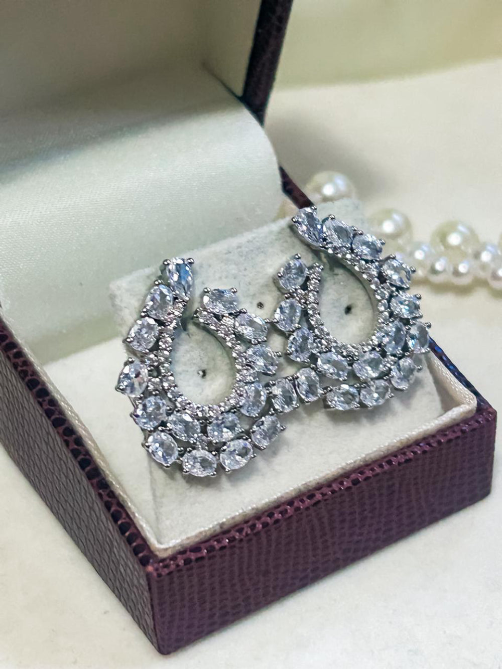 Brinco de Noiva Maxi Cravejado em Zircônia Bride Boutique