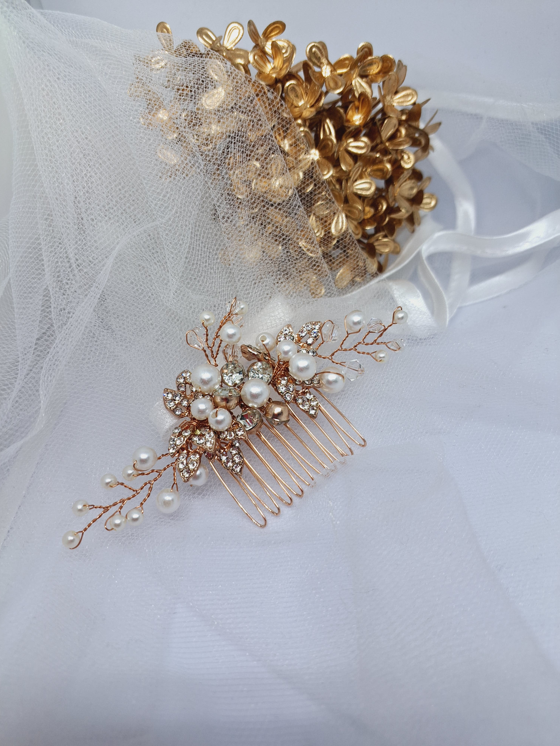 Pente de Noiva Perla Bride Boutique
