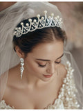 Coroa de Noiva Tiara Perola Alicia Bride Boutique