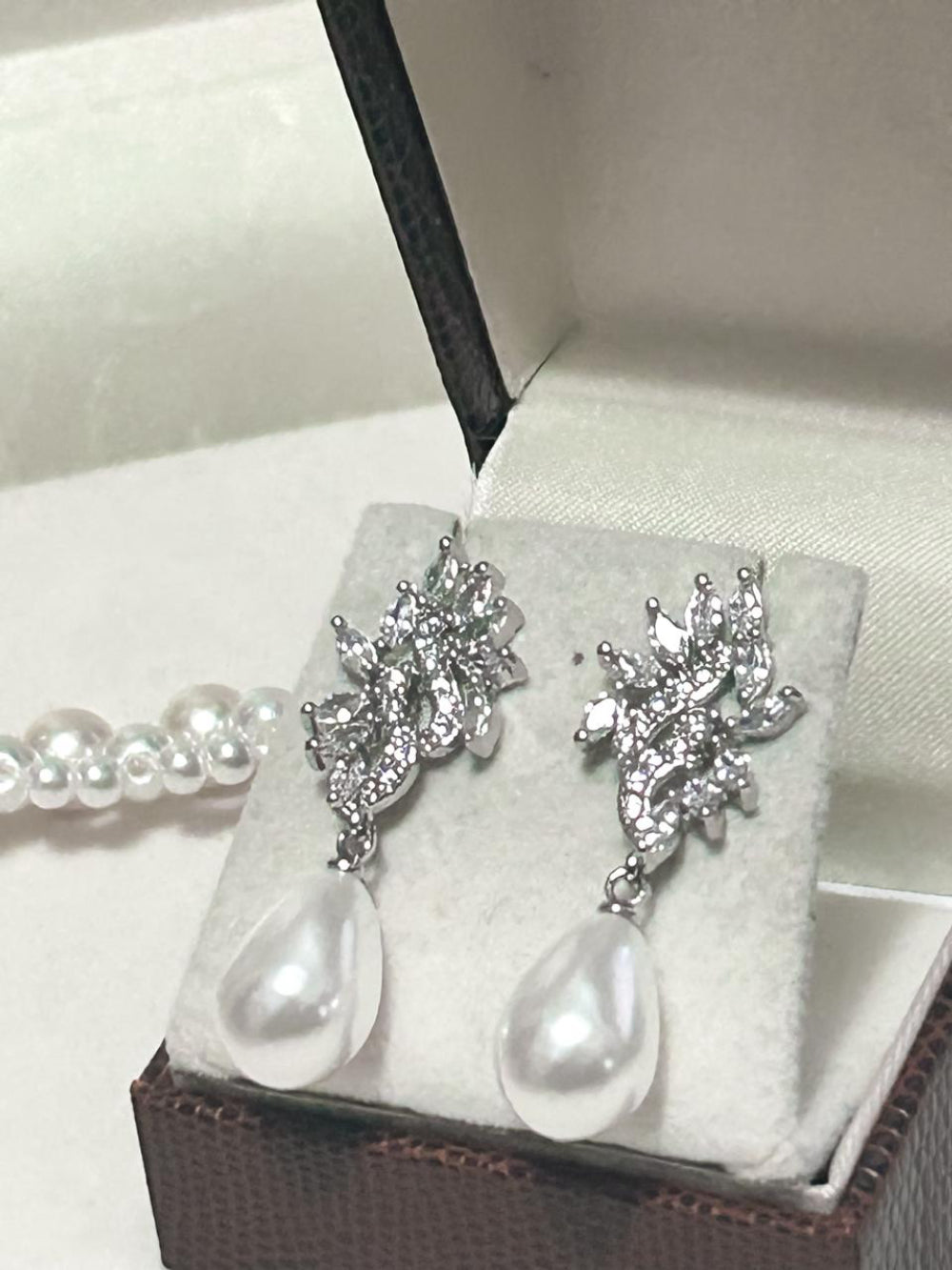 Brinco de Noiva e Festa Perola e Zircônia Bride Boutique