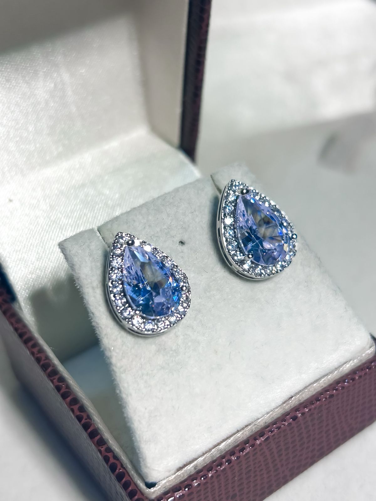 Brinco de Noiva Gota de Zircônia Emily Bride Boutique