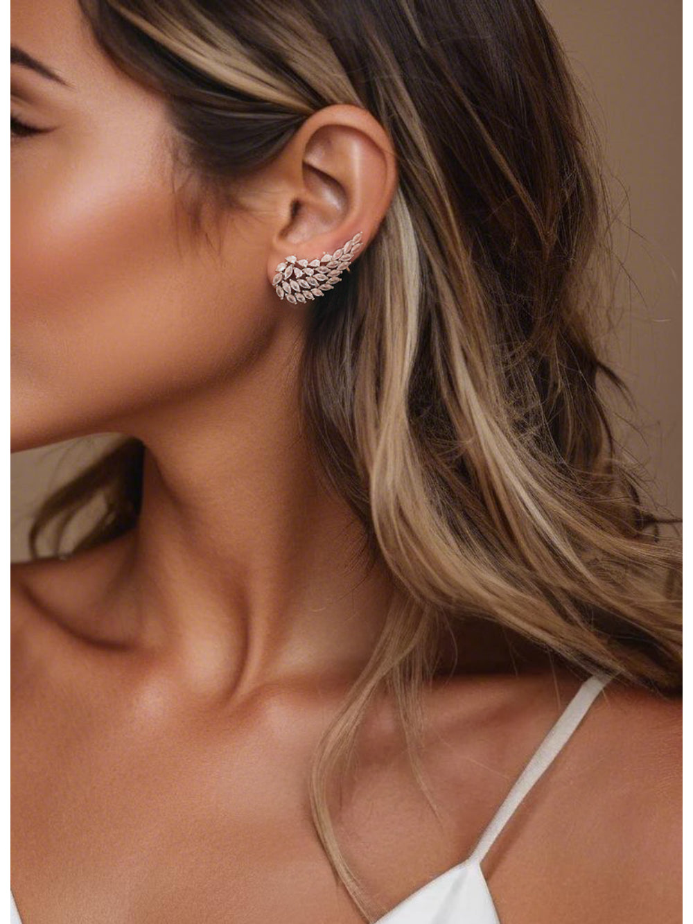 Brinco Ear Cuff de Noiva e Festa Asas de Anjo Bride Boutique
