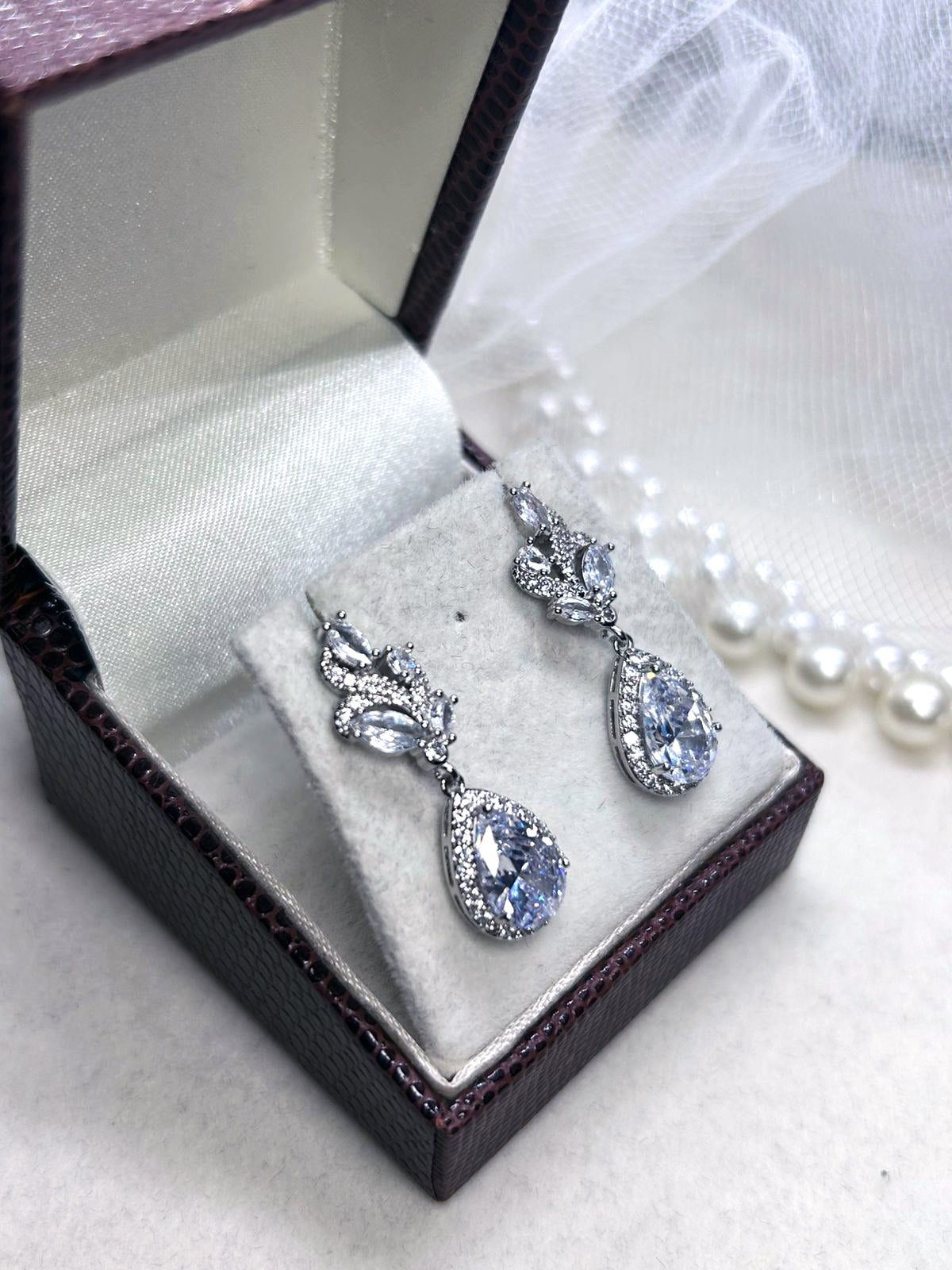 Brinco de Noiva e Festa Gota de Zircônia Lana Bride Boutique