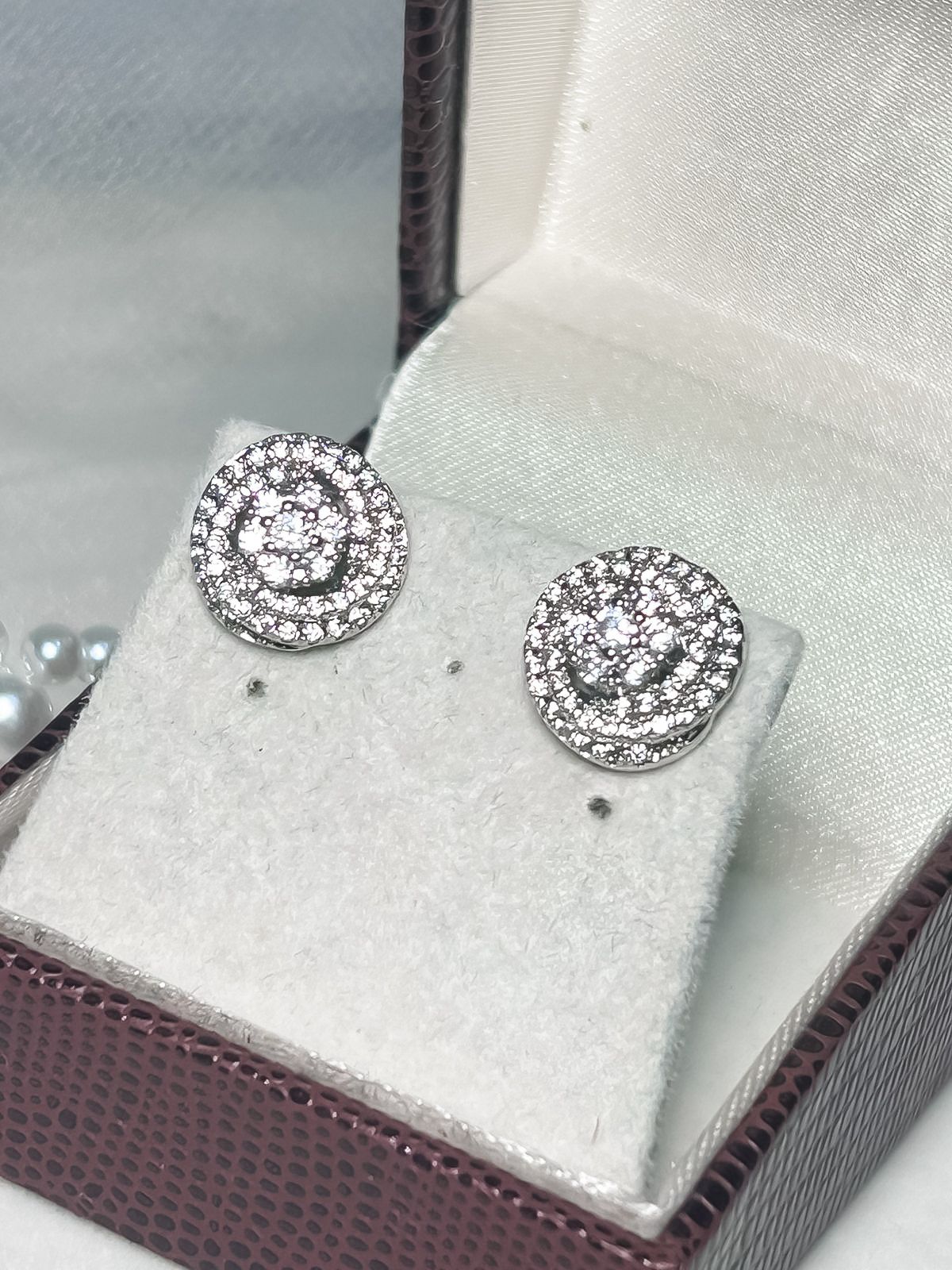 Brinco de Noiva flor de Zircônia Ravena Bride Boutique