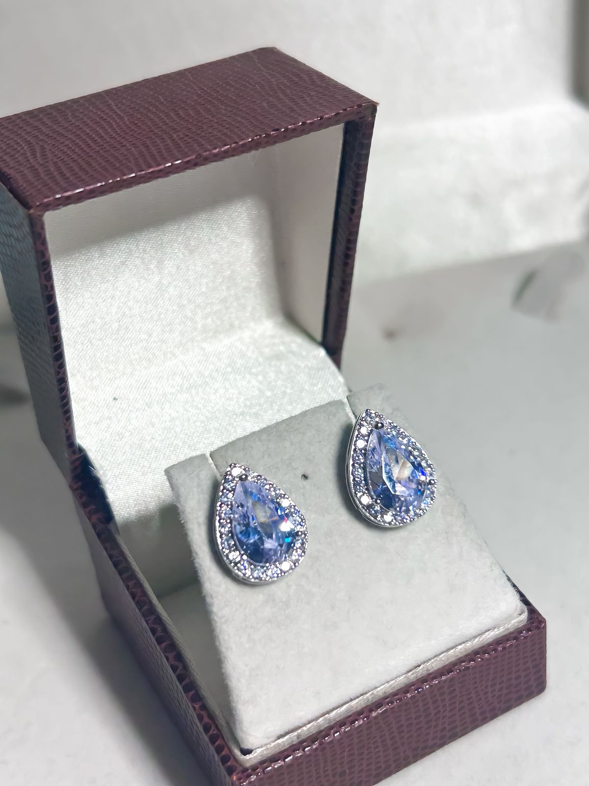 Brinco de Noiva Gota de Zircônia Emily Bride Boutique