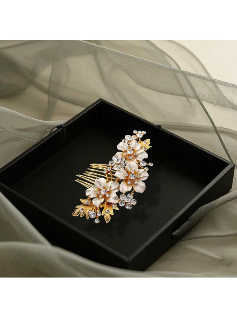 Pente de Noiva Orquidea Melissa Bride Boutique