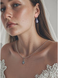 Conjunto de Joias Colar e Brincos Zoe Bride Boutique