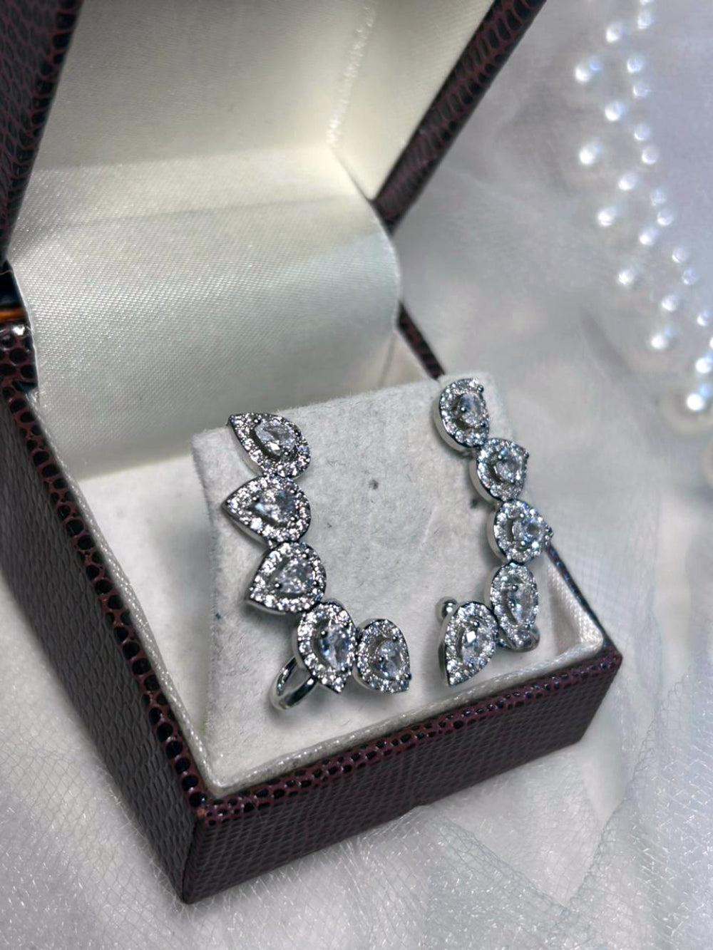 Brinco Ear Cuff de Noiva Monique Bride Boutique