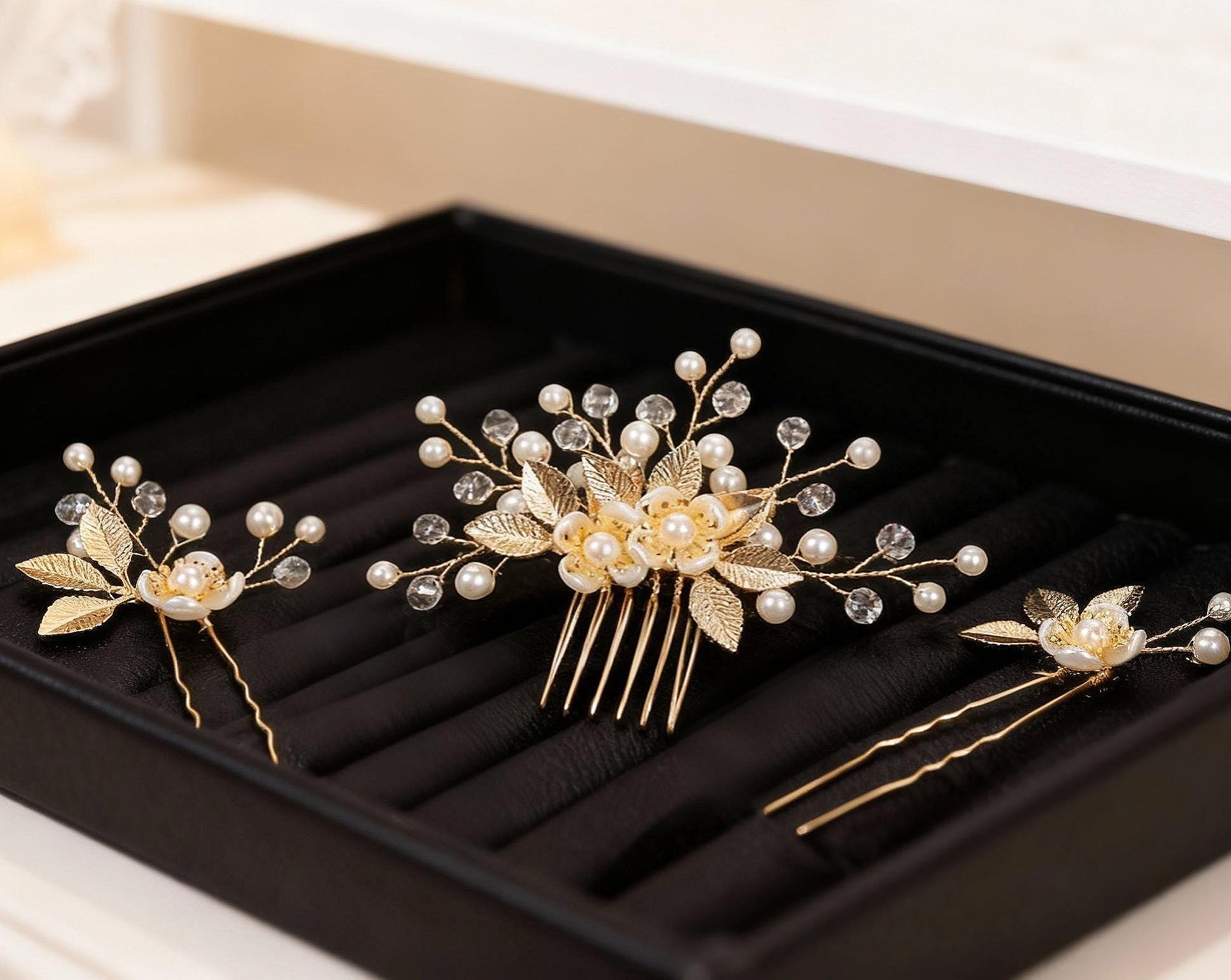 Arranjo de Noiva Conjunto 5 Pentes Bride Boutique