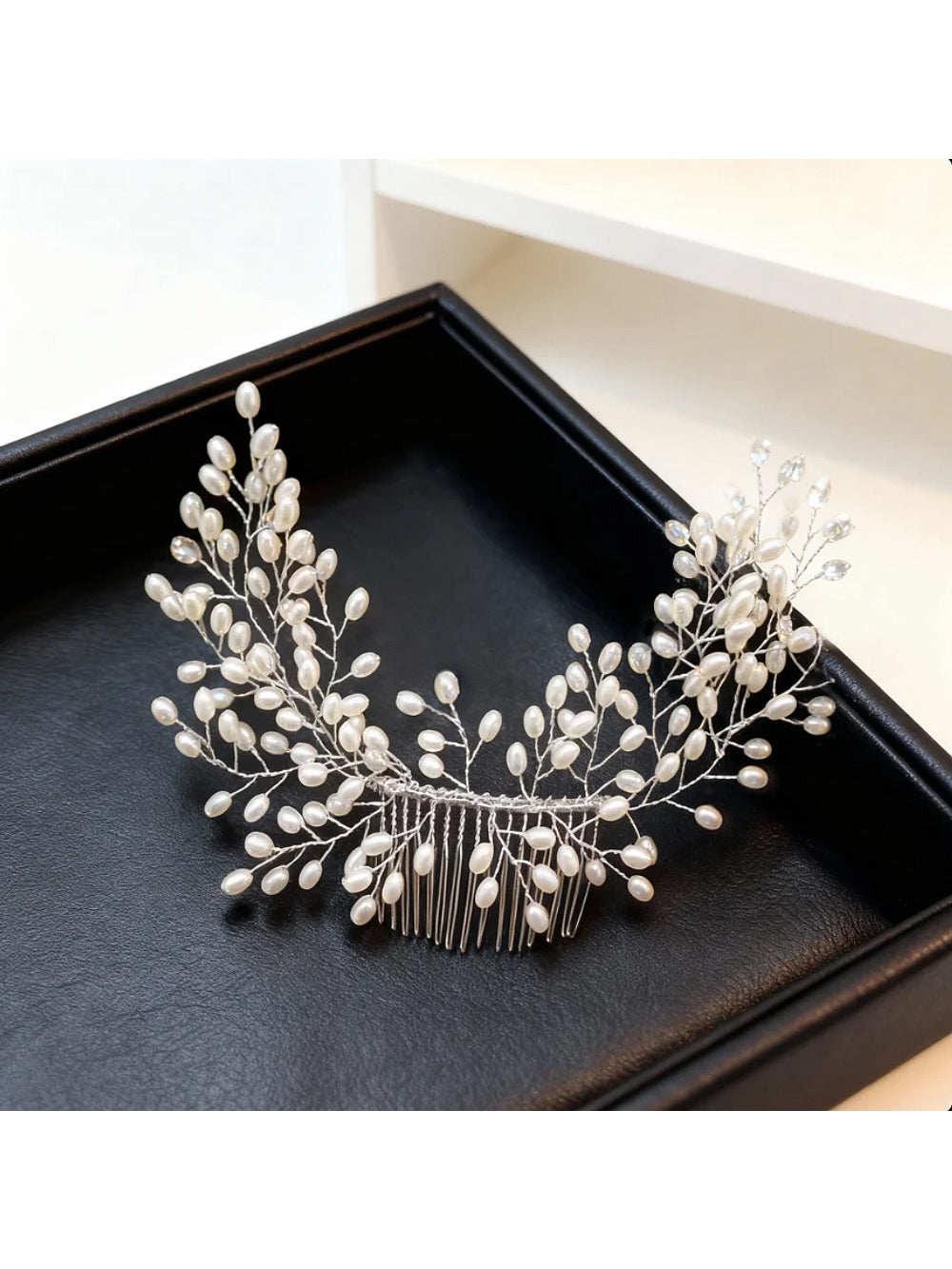 Pente de Noiva Arranjo Perolas Aurora Bride Boutique