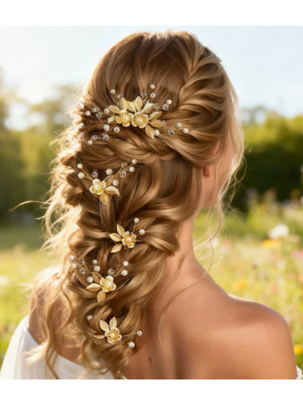 Arranjo de Noiva Conjunto 5 Pentes Bride Boutique