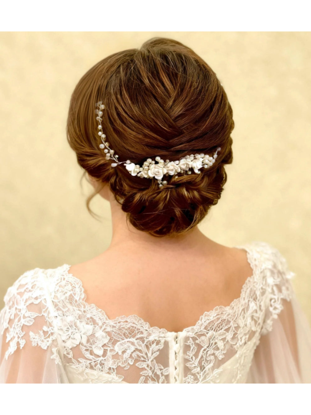 Pente de Noiva Arranjo Floral Iris Bride Boutique