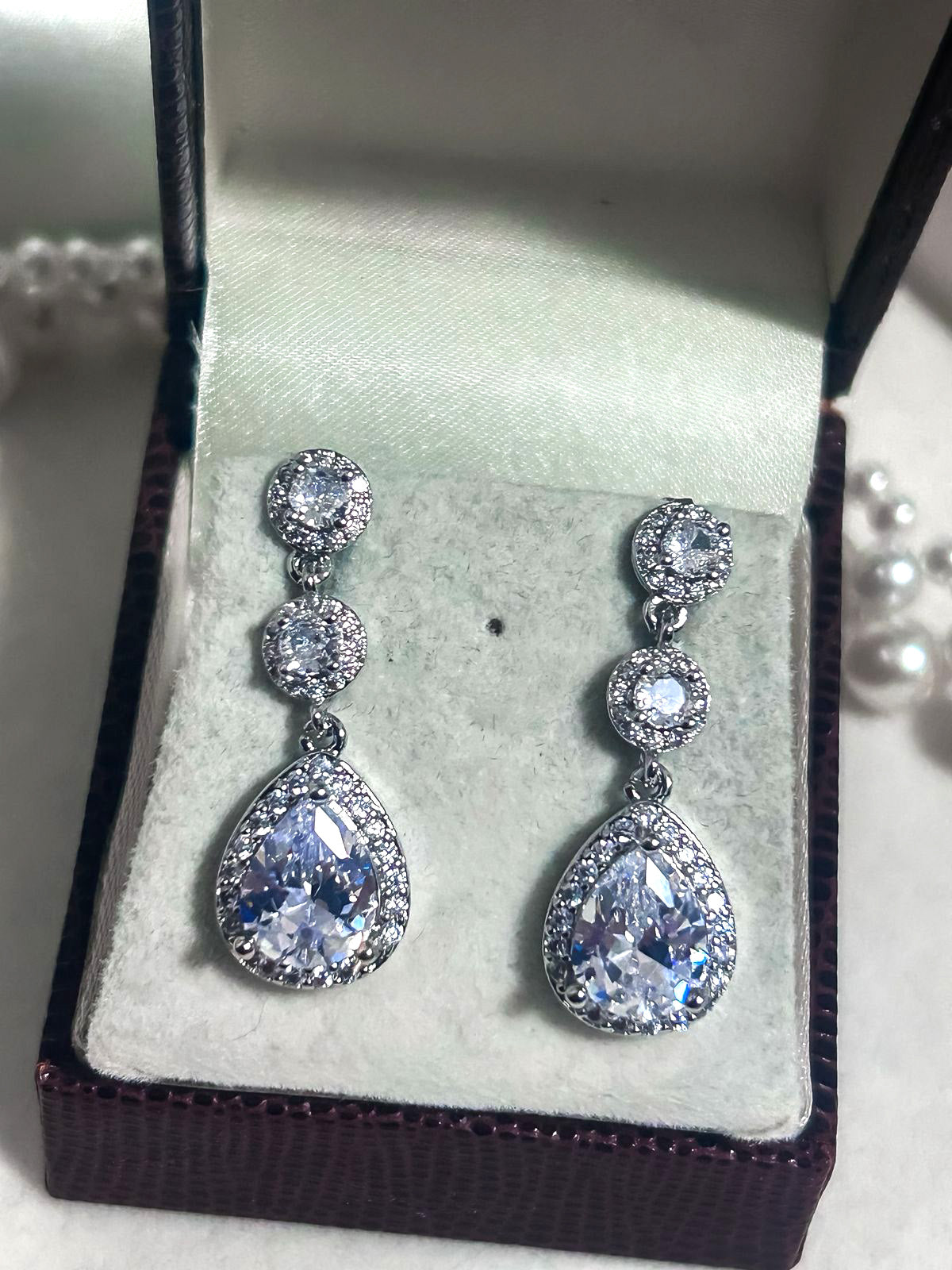 Brinco de Noiva e Festa Gota de Zircônia Iris Bride Boutique