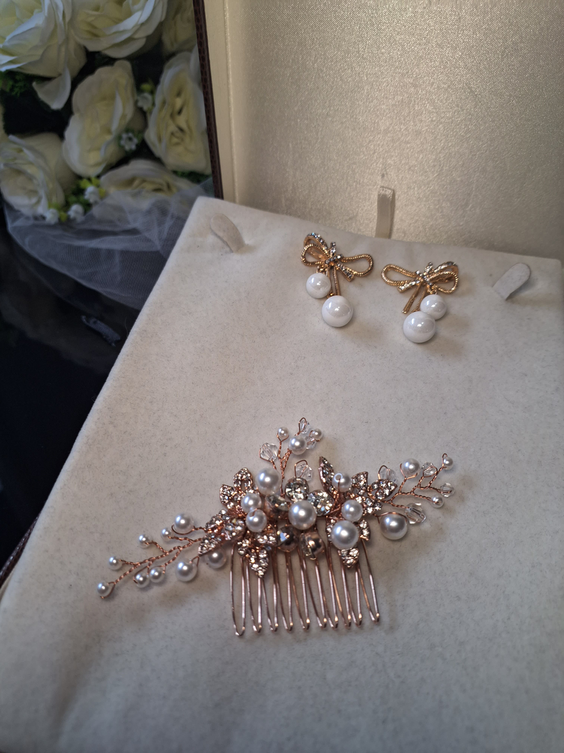 Pente de Noiva Perla Bride Boutique