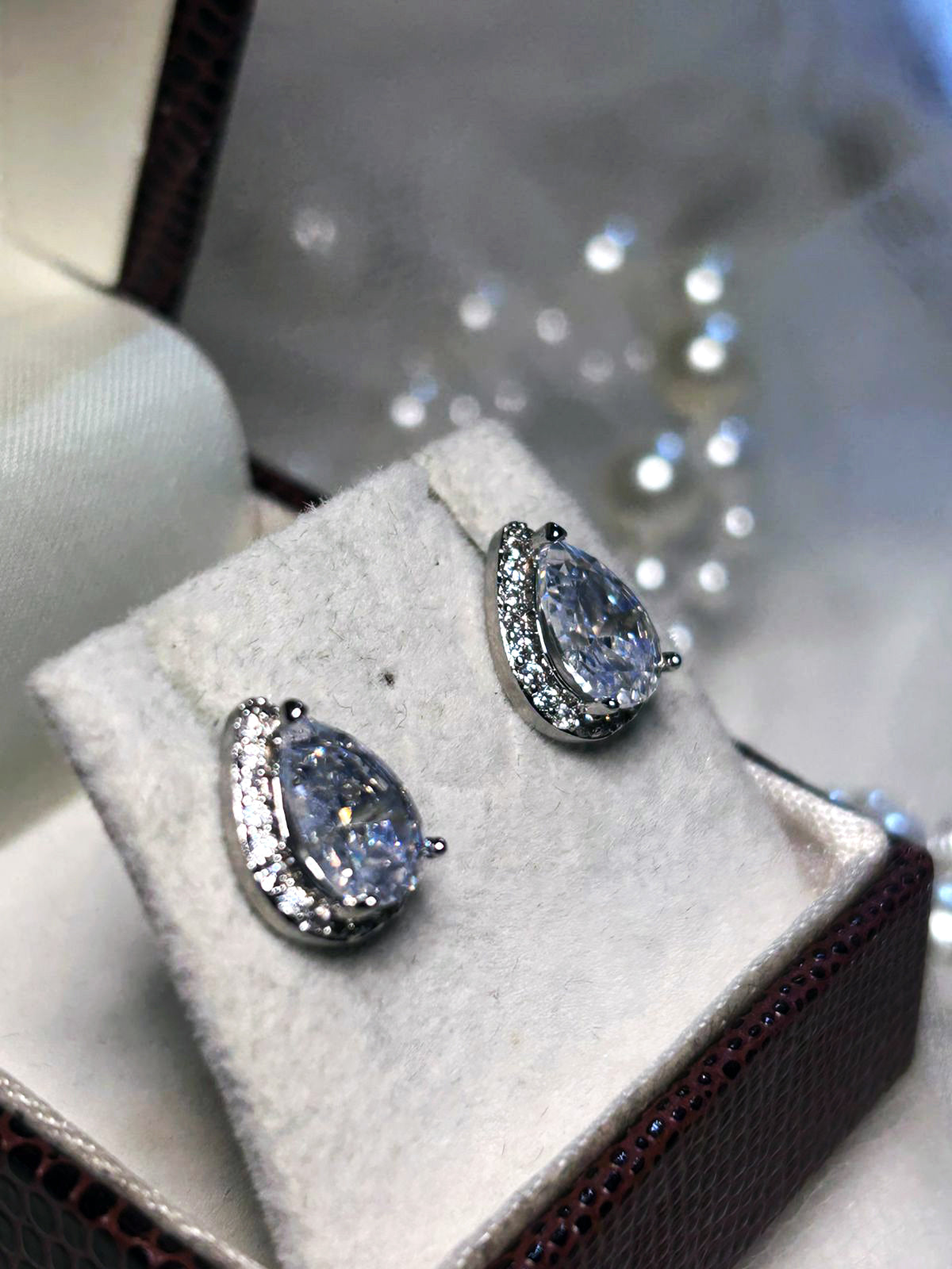 Brinco de Noiva Gota de Zircônia P Bride Boutique