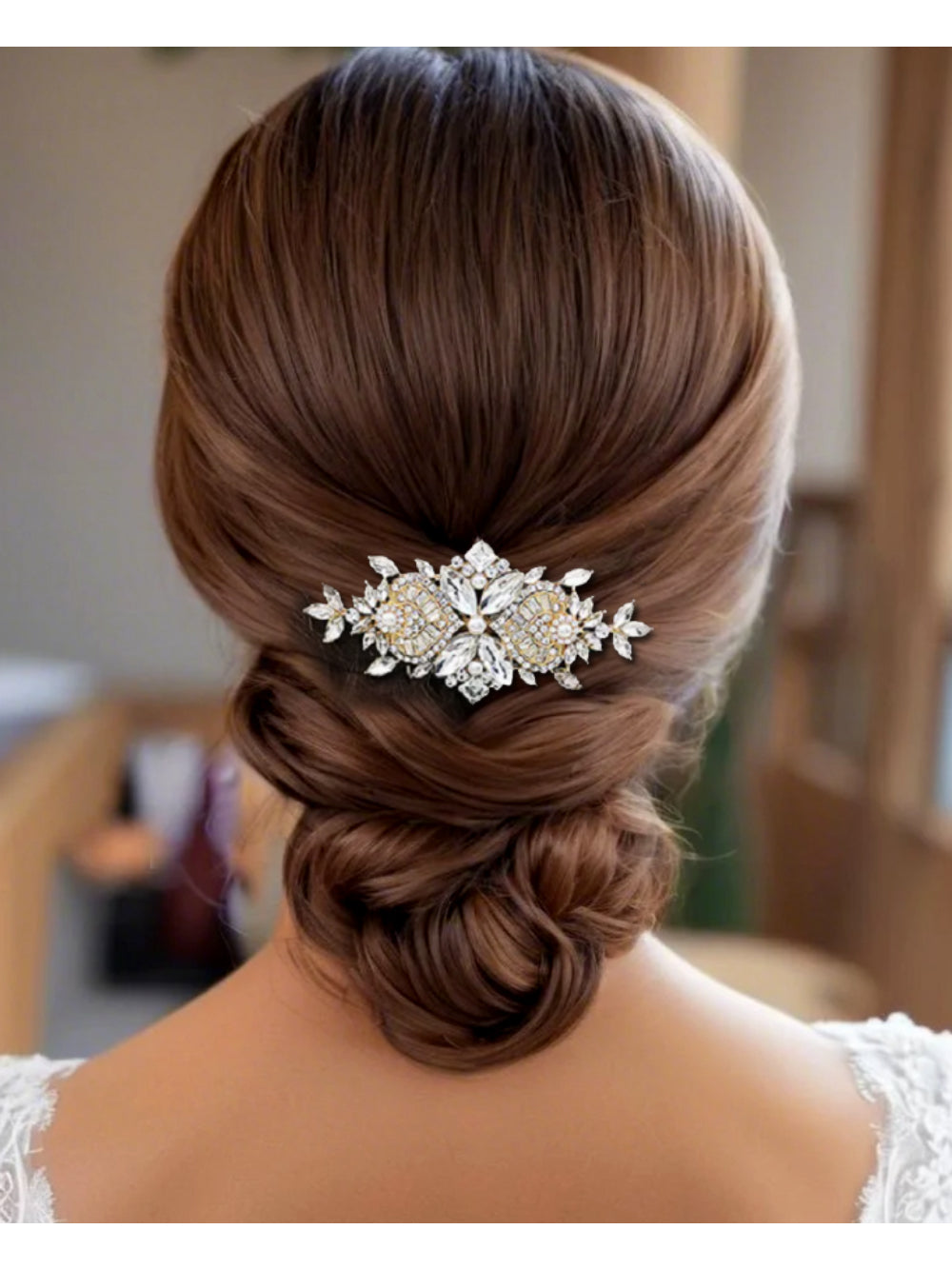 Pente de Noiva Arranjo Ayla Bride Boutique