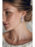 Brinco de Noiva Navete Gota de Zircônia Bride Boutique