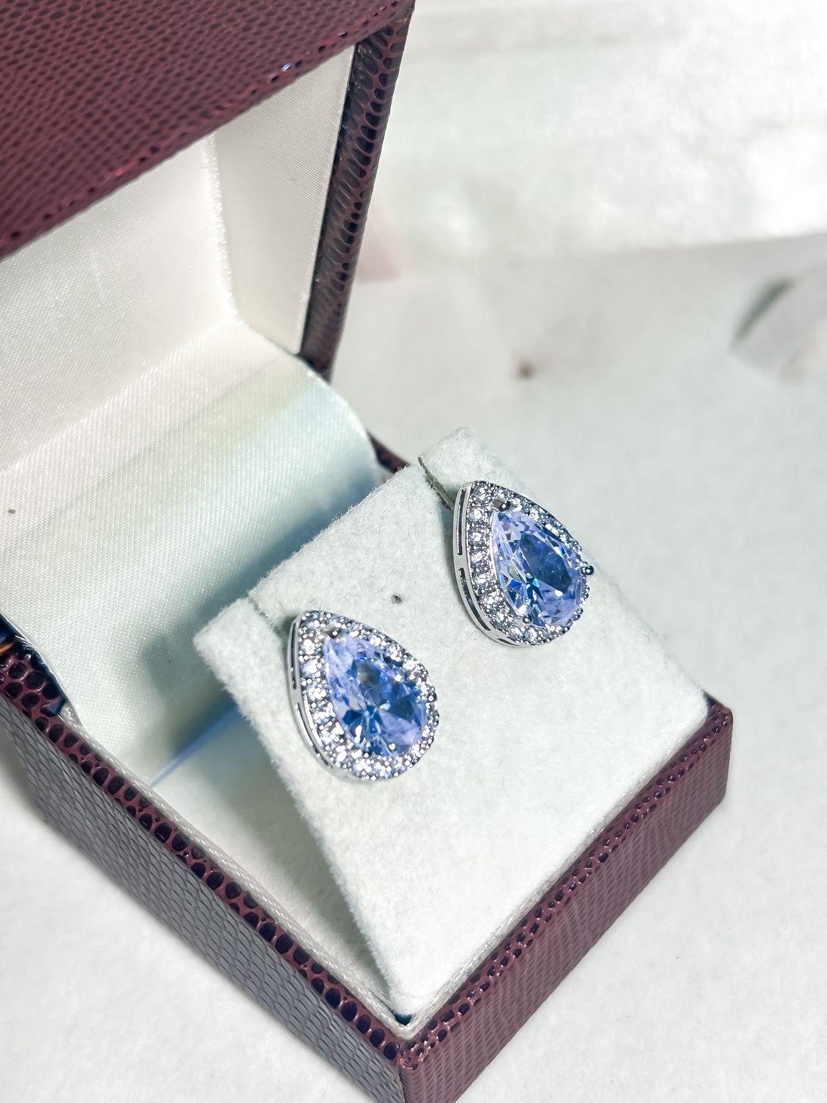 Brinco de Noiva Gota de Zircônia Emily Bride Boutique