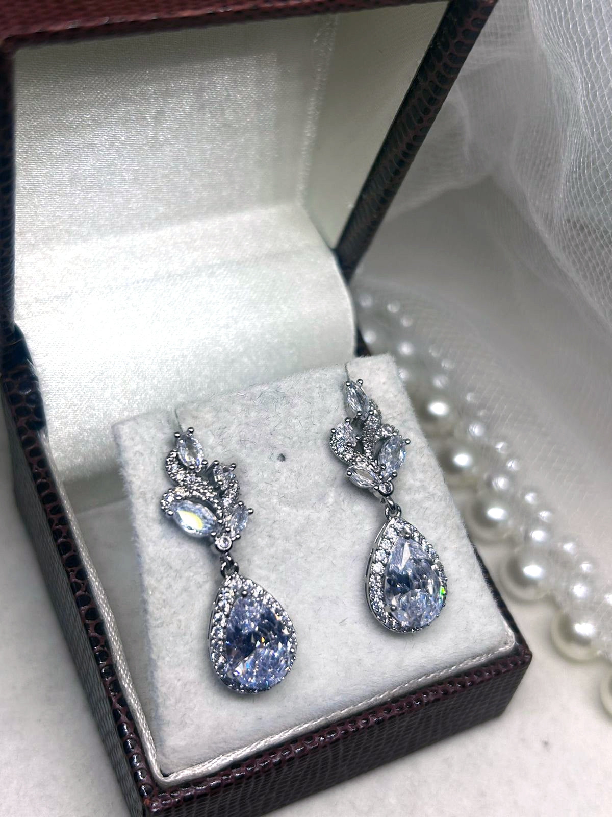 Brinco de Noiva e Festa Gota de Zircônia Lana Bride Boutique