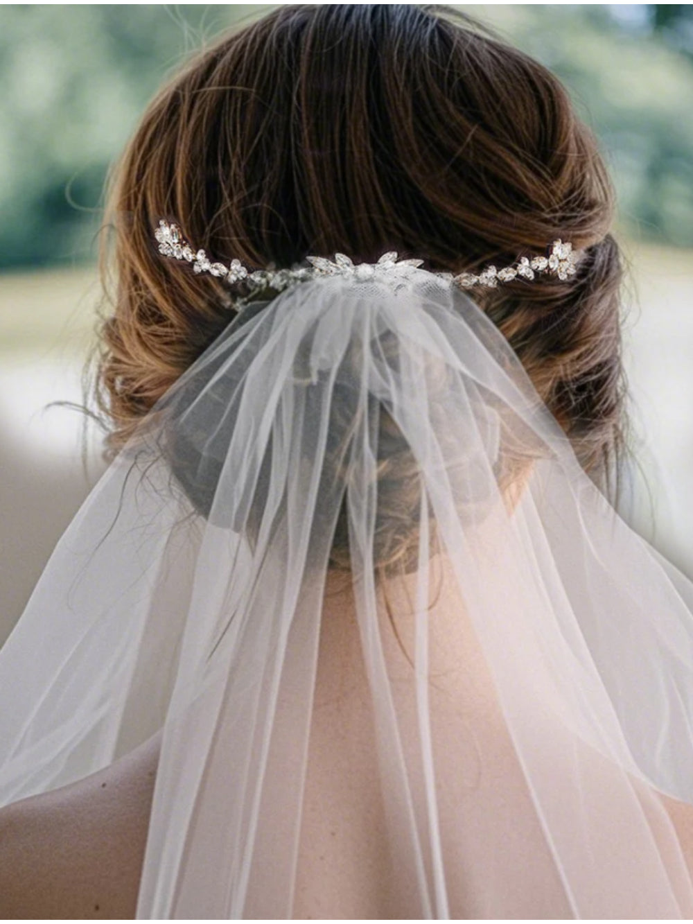 Pente de Noiva Prata Chari Bride Boutique