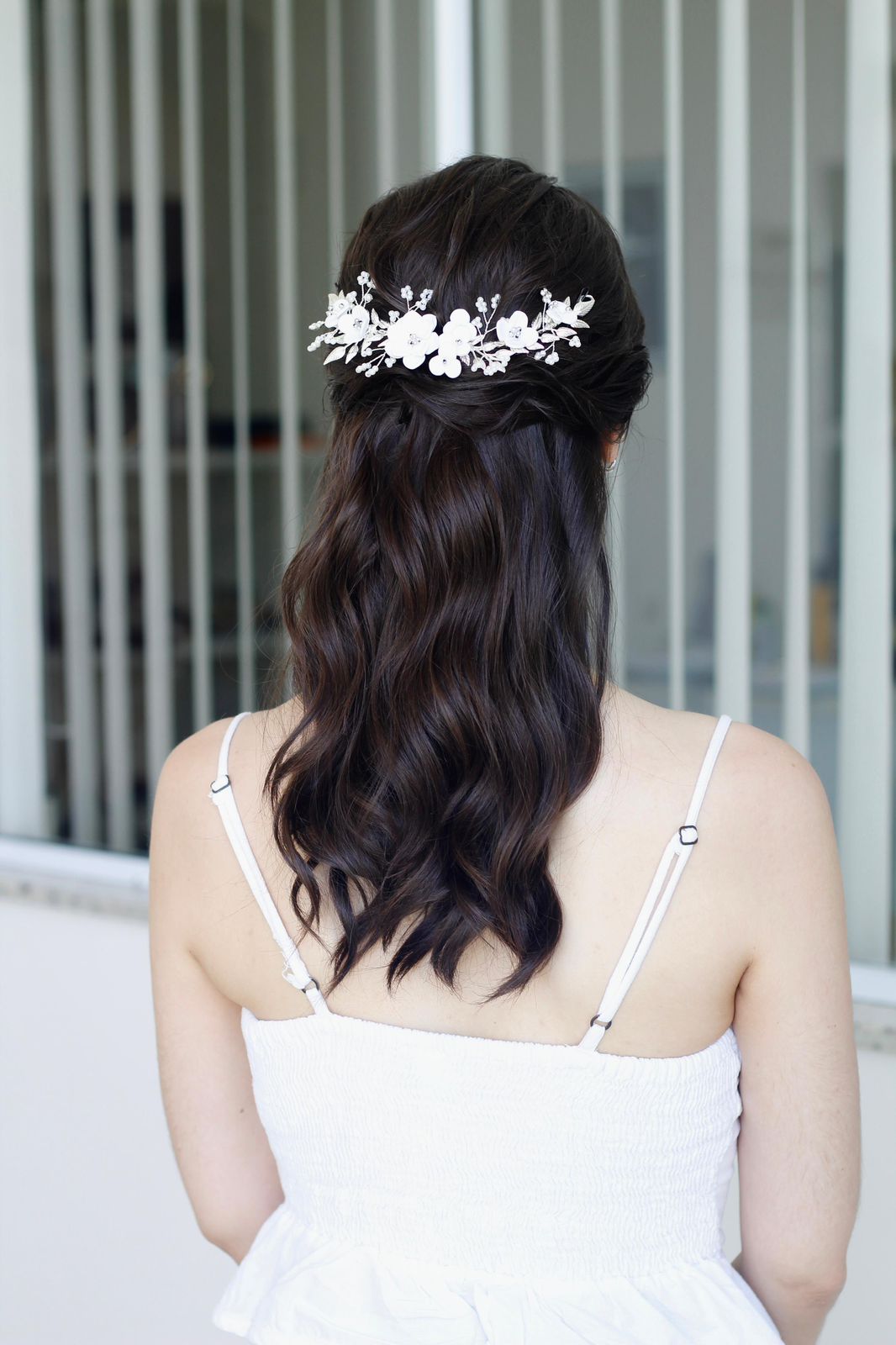 Pente Boho Floral Pri Grinaldas