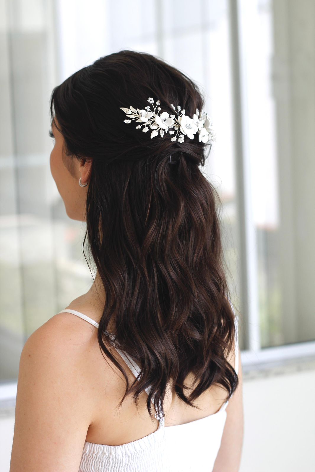 Pente Boho Floral Pri Grinaldas