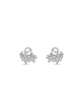 Mini Brinco Strass e Pérola Acessórios Blanc