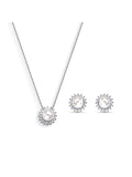 CONJUNTO NOIVA PÉROLA E NAVETES GRACE