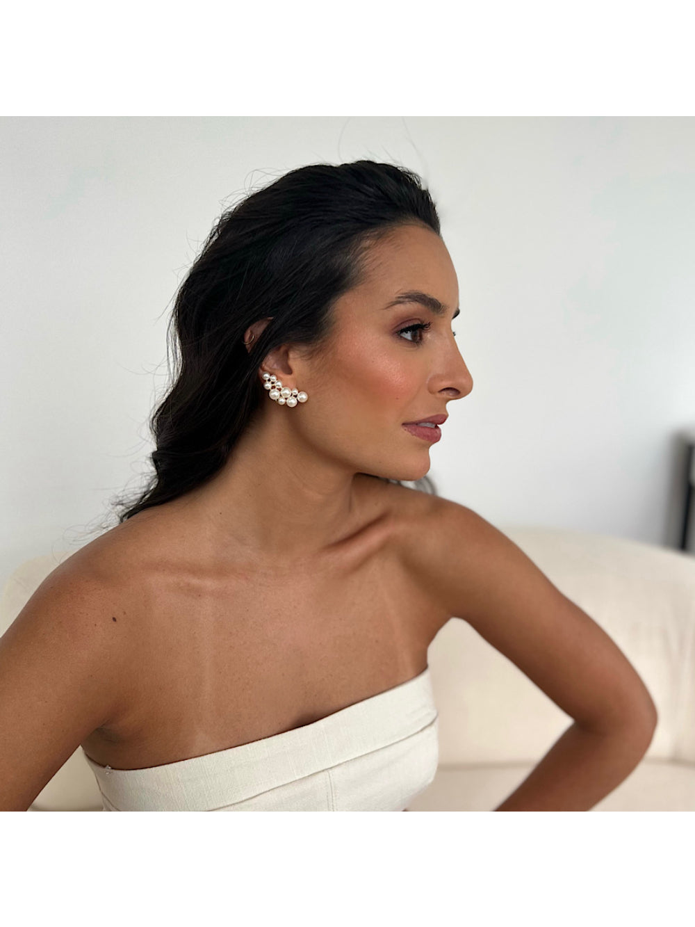 EAR CUFF PÉROLAS GRANDE