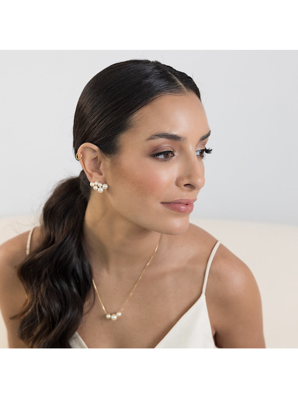 EAR CUFF PÉROLAS PEQUENO