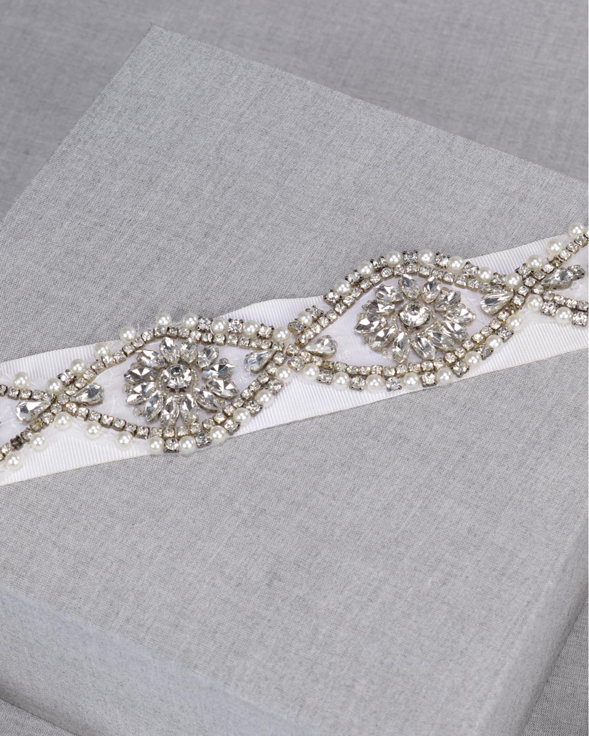 Cinto Para Vestido de Noiva Fita Bordada Esposar