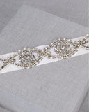 Cinto Para Vestido de Noiva Fita Bordada Esposar