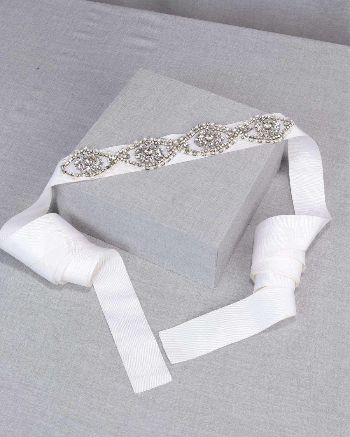 Cinto Para Vestido de Noiva Fita Bordada Esposar