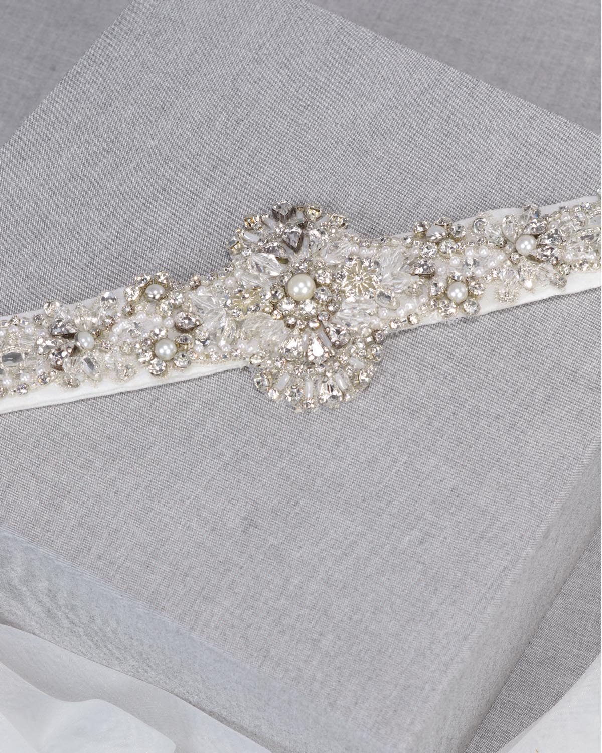 Cinto Fita Bordada Para Vestido de Noiva Esposar