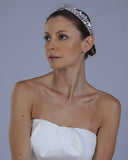 Coroa Noiva Folhas Zircônias Nubia Esposar