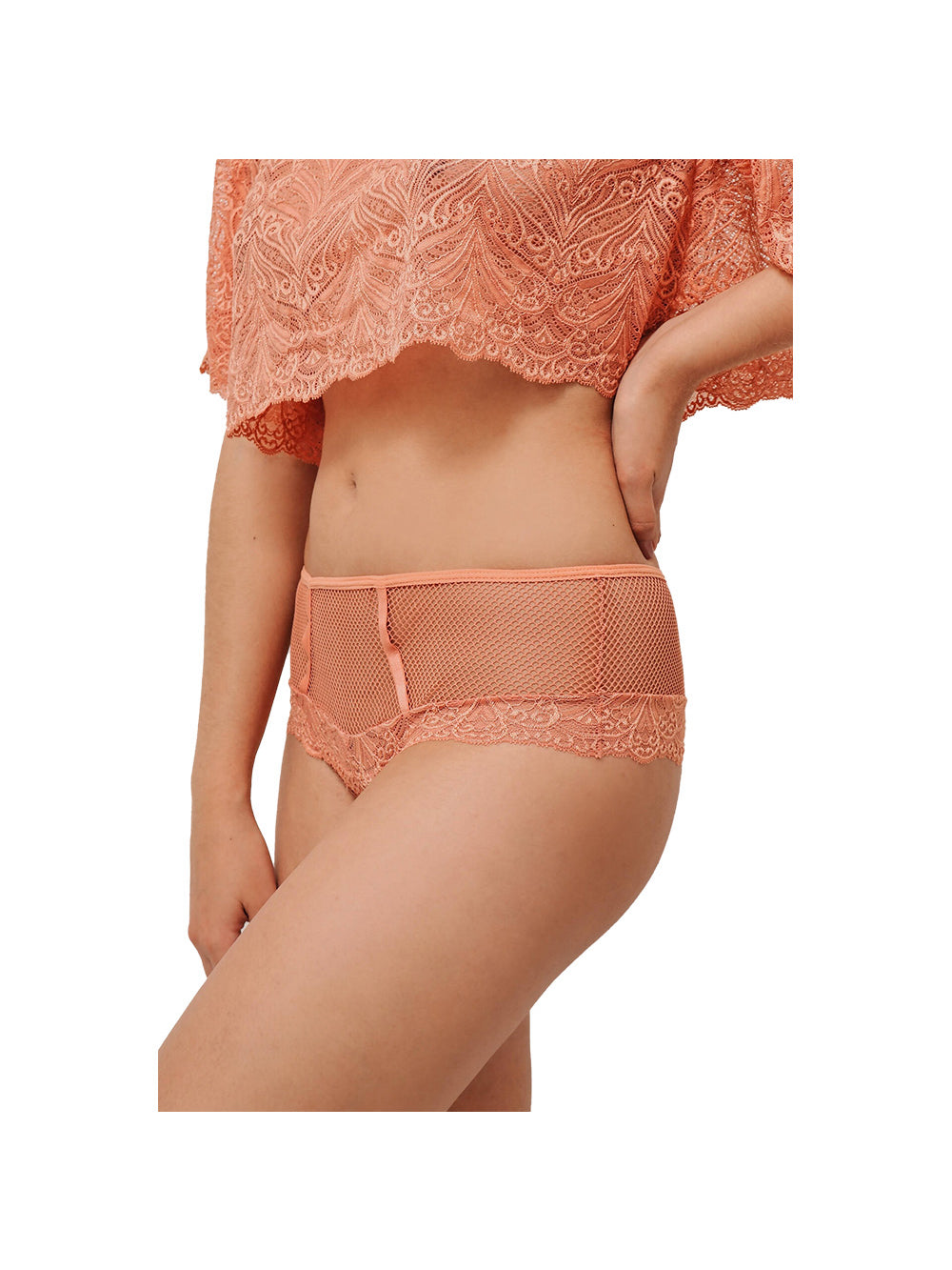 Conjunto Calcinha E Cropped Lily Esposar