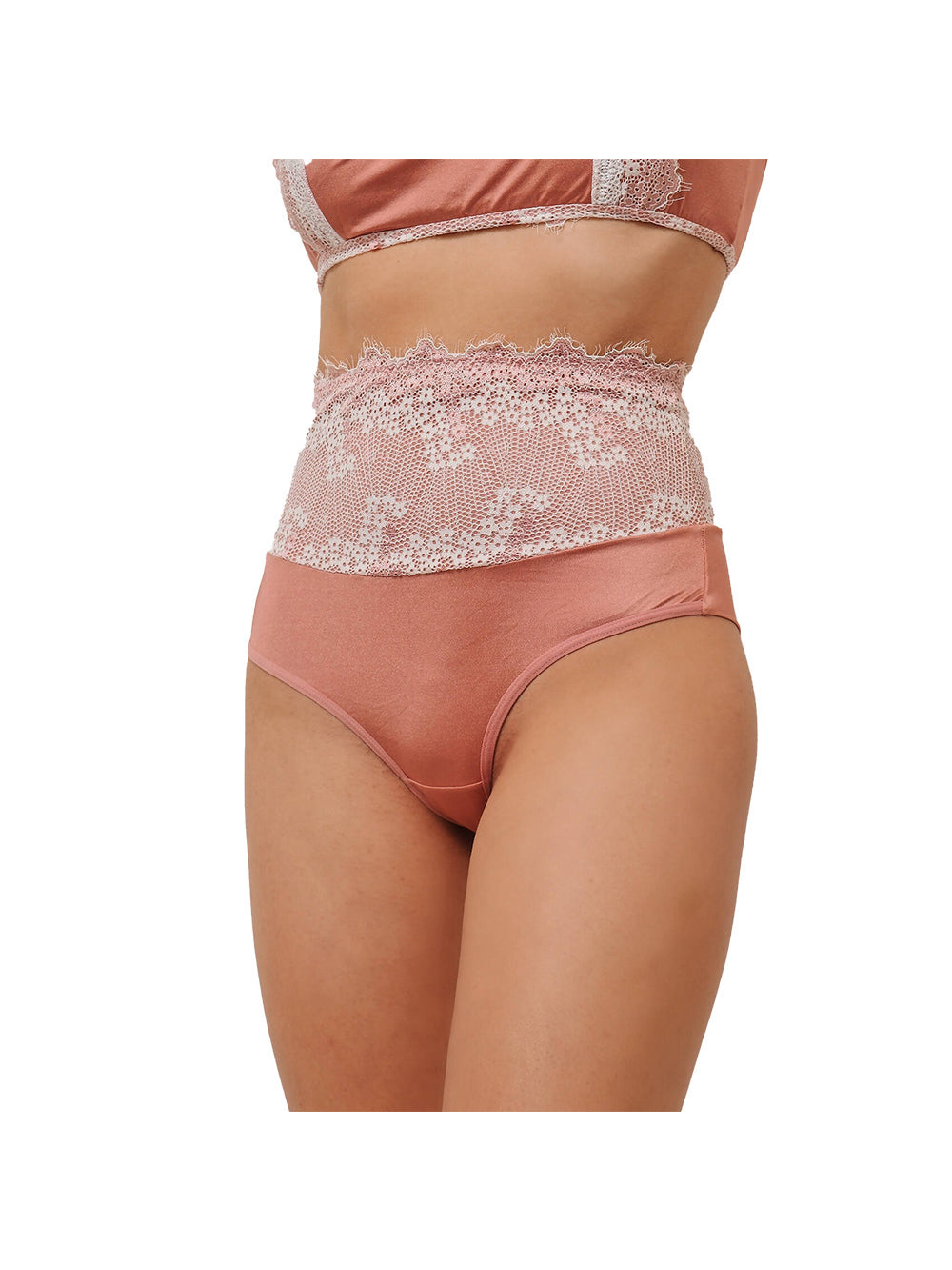 Conjunto Calcinha E Top Cropped Sky Lace Esposar