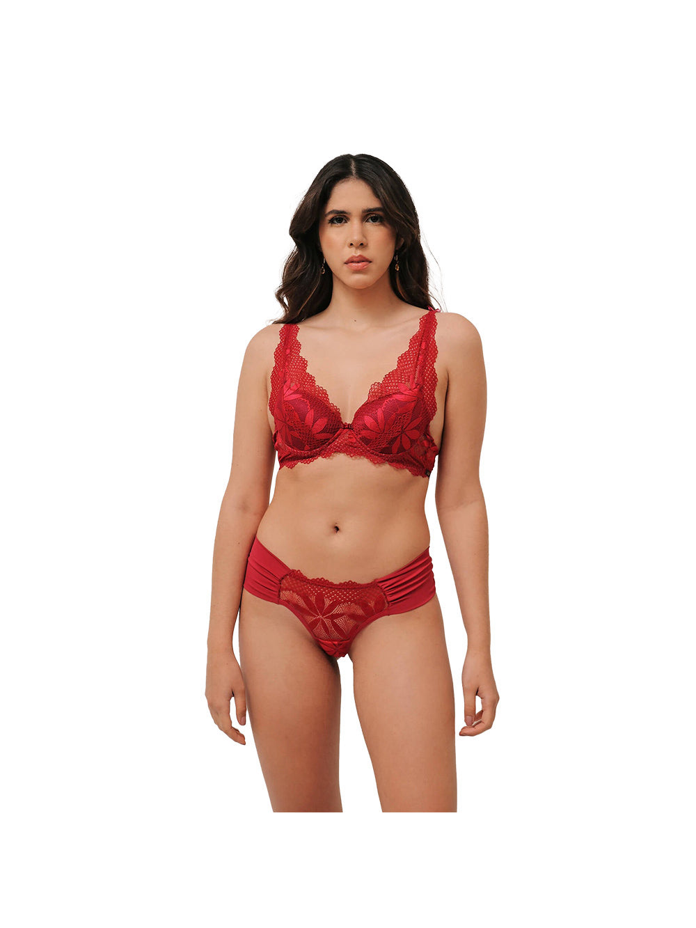 Conjunto Calcinha E Sutiã Bombom Esposar