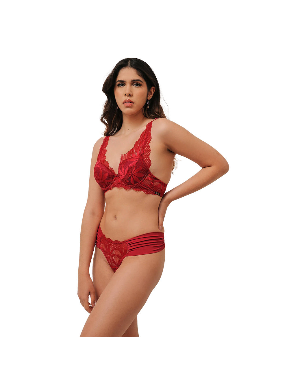 Conjunto Calcinha E Sutiã Bombom Esposar