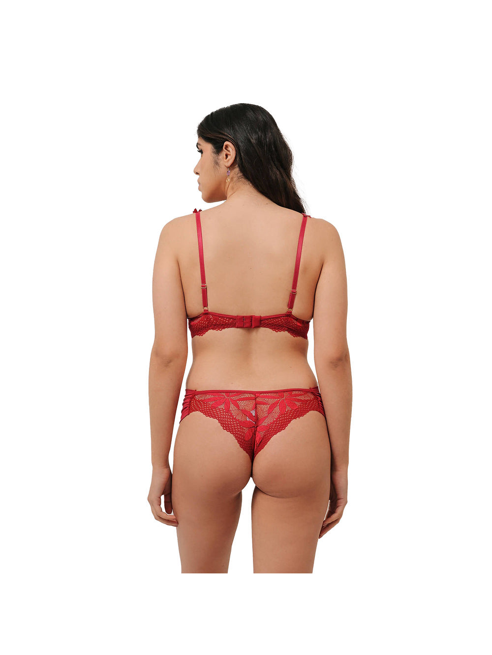 Conjunto Calcinha E Sutiã Bombom Esposar