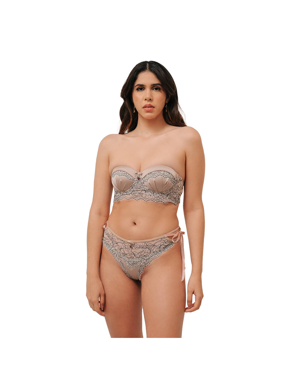 Conjunto Calcinha E Sutiã Rubi Esposar