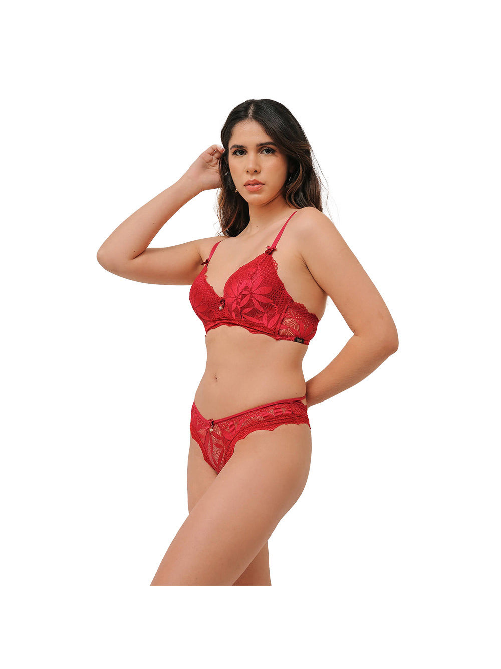 Conjunto Calcinha E Sutiã Desejo Esposar