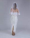 Mantilha Noiva Média Tule Renda Chantilly Francesca Esposar