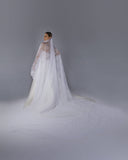 Mantilha Noiva Longa Renda Chantilly Madri Esposar