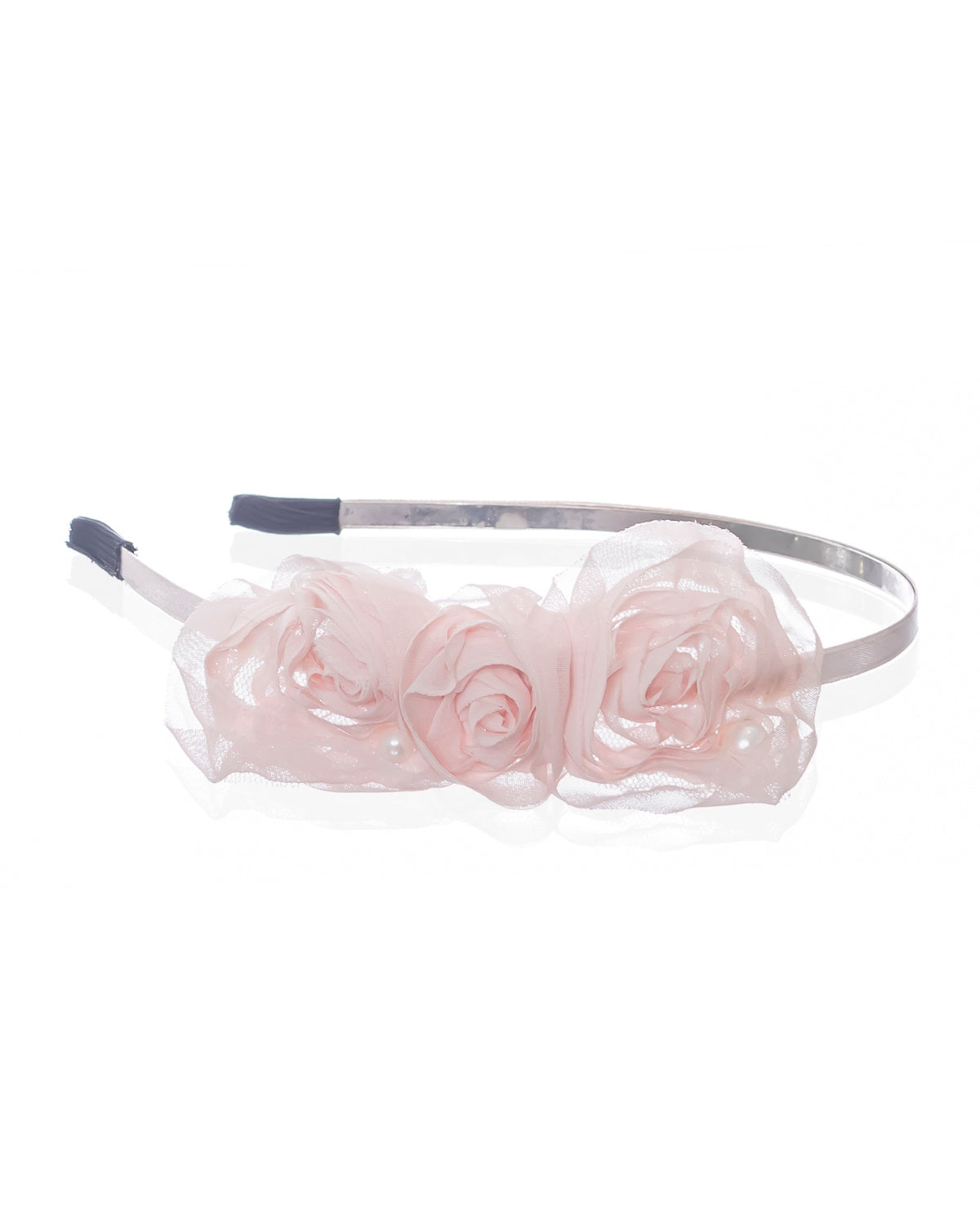 Tiara de Daminha de Honra Magali Rosa de Organza Esposar