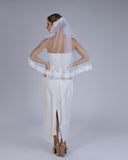 Véu Noiva Cintura Renda Arabesco Orfeu Esposar